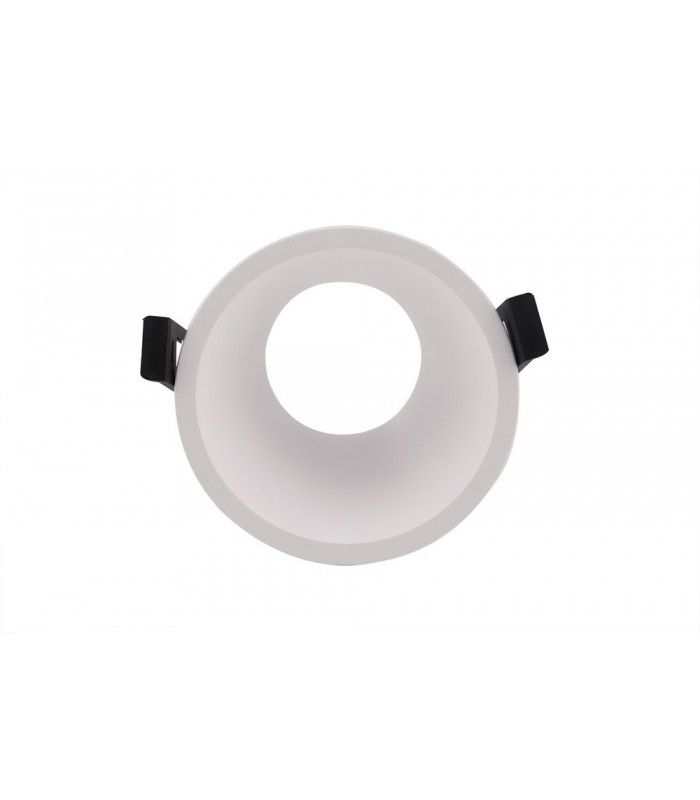 Funnel 45deg. Cut Out Recessed Spotlight Round, 1 x GU10 (Max 12W), White - 1