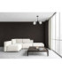 Naxis Multi Arm Semi Flush Ceiling Lamp Black White Glass Shade 3x E27-2