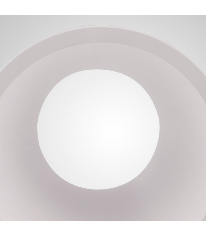 Funnel 45deg. Cut Out Recessed Spotlight Round, 1 x GU10 (Max 12W), White - 5