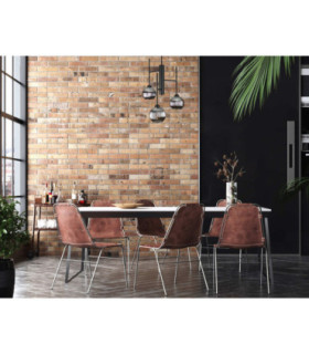 Kliper Multi Arm Semi Flush Ceiling Lamp Black Smoky Glass Shade 3x E27-2