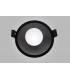 Funnel 45deg. Cut Out Recessed Spotlight Round, 1 x GU10 (Max 12W), Black - 3
