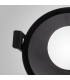 Funnel 45deg. Cut Out Recessed Spotlight Round, 1 x GU10 (Max 12W), Black - 4