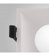 Funnel 45deg. Cut Out Recessed Spotlight Square, 1 x GU10 (Max 12W), White - 4