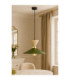 Amaris Dome Pendant Ceiling Light Beige Green 1x E27-2