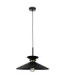 Velutto Dome Pendant Ceiling Light Black 1x E27-1
