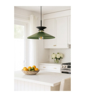 Velutto Dome Pendant Ceiling Light Green 1x E27-2