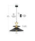 Della Dome Pendant Ceiling Light Gold Black 1x E27-3