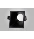 Funnel 45deg. Cut Out Recessed Spotlight Square, 1 x GU10 (Max 12W), Black - 3