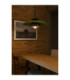 Zenya Dome Pendant Ceiling Light Green Black 1x E27-2
