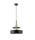 Solea Dome Pendant Ceiling Light Black Gold 1x E27-1