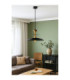 Celesta Dome Pendant Ceiling Light Black Gold 1x E27-2