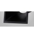 Funnel 45deg. Cut Out Recessed Spotlight Square, 1 x GU10 (Max 12W), Black - 6