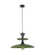 Celesta Dome Pendant Ceiling Light Green Black 1x E27-1