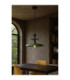 Celesta Dome Pendant Ceiling Light Green Black 1x E27-2