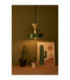 Valia Dome Pendant Ceiling Light Green Beige 1x E27-2