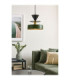 Valia Dome Pendant Ceiling Light Green Gold Black 1x E27-2