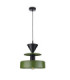 Valia Dome Pendant Ceiling Light Green Black 1x E27-1
