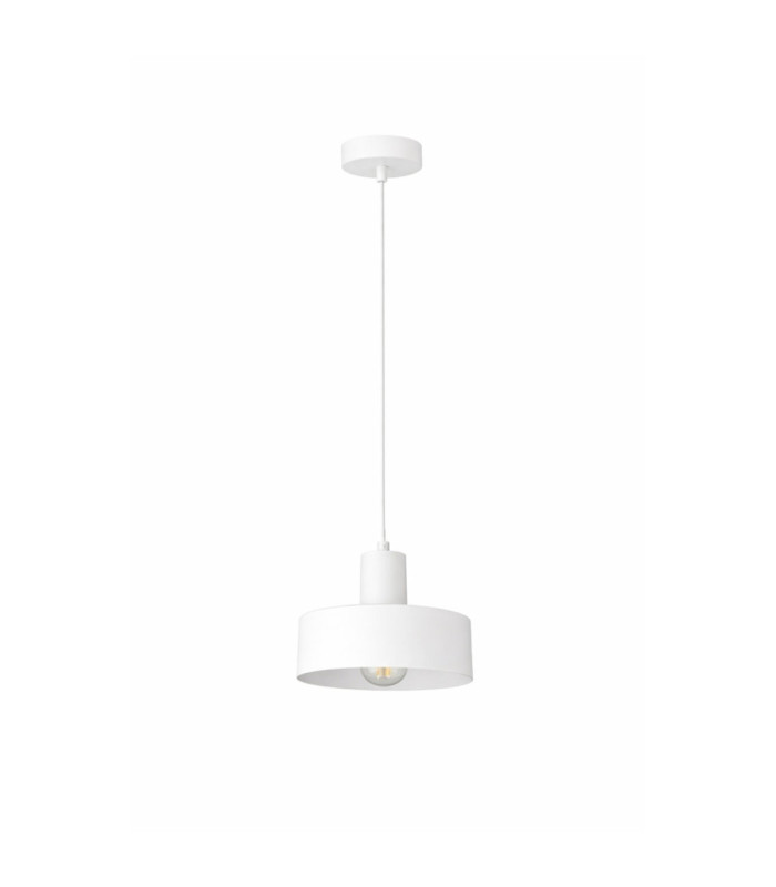 Velyo Dome Pendant Ceiling Light White 1x E27-1