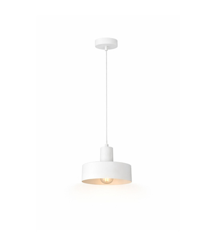 Velyo Dome Pendant Ceiling Light White 1x E27-2