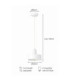 Velyo Dome Pendant Ceiling Light White 1x E27-5