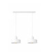 Velyo Bar Pendant Ceiling Light White 2x E27-1