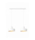 Velyo Bar Pendant Ceiling Light White 2x E27-2