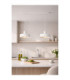 Velyo Bar Pendant Ceiling Light White 2x E27-3