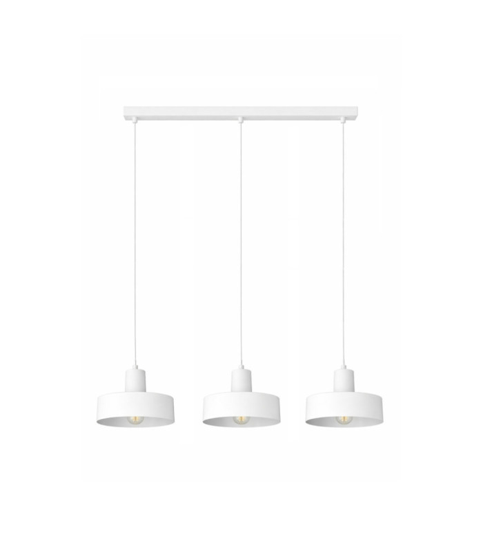 Velyo Bar Pendant Ceiling Light White 3x E27-1