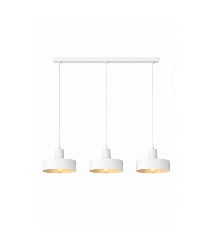Velyo Bar Pendant Ceiling Light White 3x E27-2