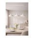 Velyo Bar Pendant Ceiling Light White 3x E27-3