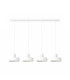 Velyo Bar Pendant Ceiling Light White 4x E27-1