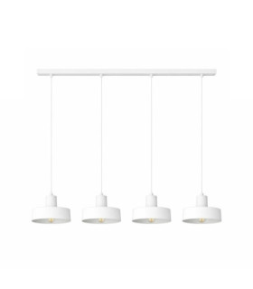 Velyo Bar Pendant Ceiling Light White 4x E27-1