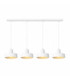 Velyo Bar Pendant Ceiling Light White 4x E27-2