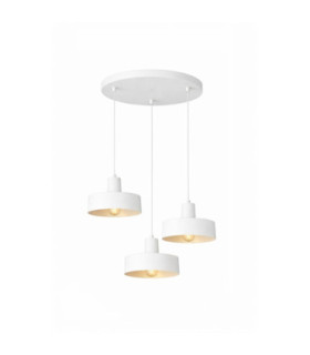 Velyo Cluster Pendant Ceiling Light White 3x E27-2