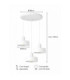 Velyo Cluster Pendant Ceiling Light White 3x E27-5