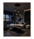 Velyo Cluster Pendant Ceiling Light Black 5x E27-3