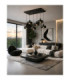 Velyo Cluster Pendant Ceiling Light Black 6x E27-3
