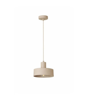 Velyo Dome Pendant Ceiling Light Beige 1x E27-1