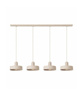 Velyo Bar Pendant Ceiling Light Beige 4x E27-1