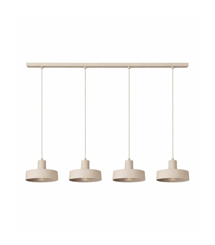 Velyo Bar Pendant Ceiling Light Beige 4x E27-1