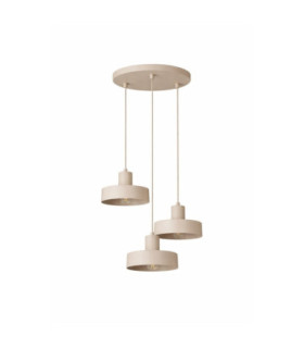 Velyo Cluster Pendant Ceiling Light Beige 3x E27-1