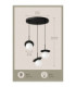 Aura Cluster Pendant Ceiling Light Black White Glass Shade 3x E27-4