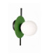 Luma Globe Wall Lights Black Green White Glass Shade 1x E27-1