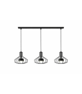 Axia Bar Pendant Ceiling Light Black 3x GX53-1