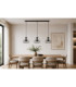 Axia Bar Pendant Ceiling Light Black 3x GX53-2