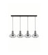 Axia Bar Pendant Ceiling Light Black 4x GX53-1