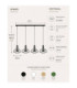 Axia Bar Pendant Ceiling Light Black 4x GX53-4