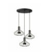 Axia Cluster Pendant Ceiling Light Black 3x GX53-1