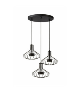 Axia Cluster Pendant Ceiling Light Black 3x GX53-1