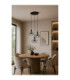 Axia Cluster Pendant Ceiling Light Black 3x GX53-2